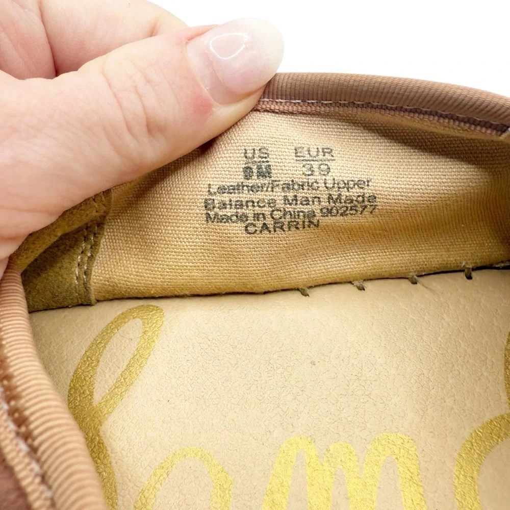 Sam‎ Edelman Carrin Suede Platform Espadrille Flats size 9